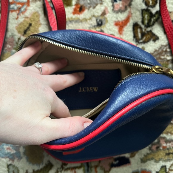 J Crew Round Leather Crossbody - Picture 8 of 11